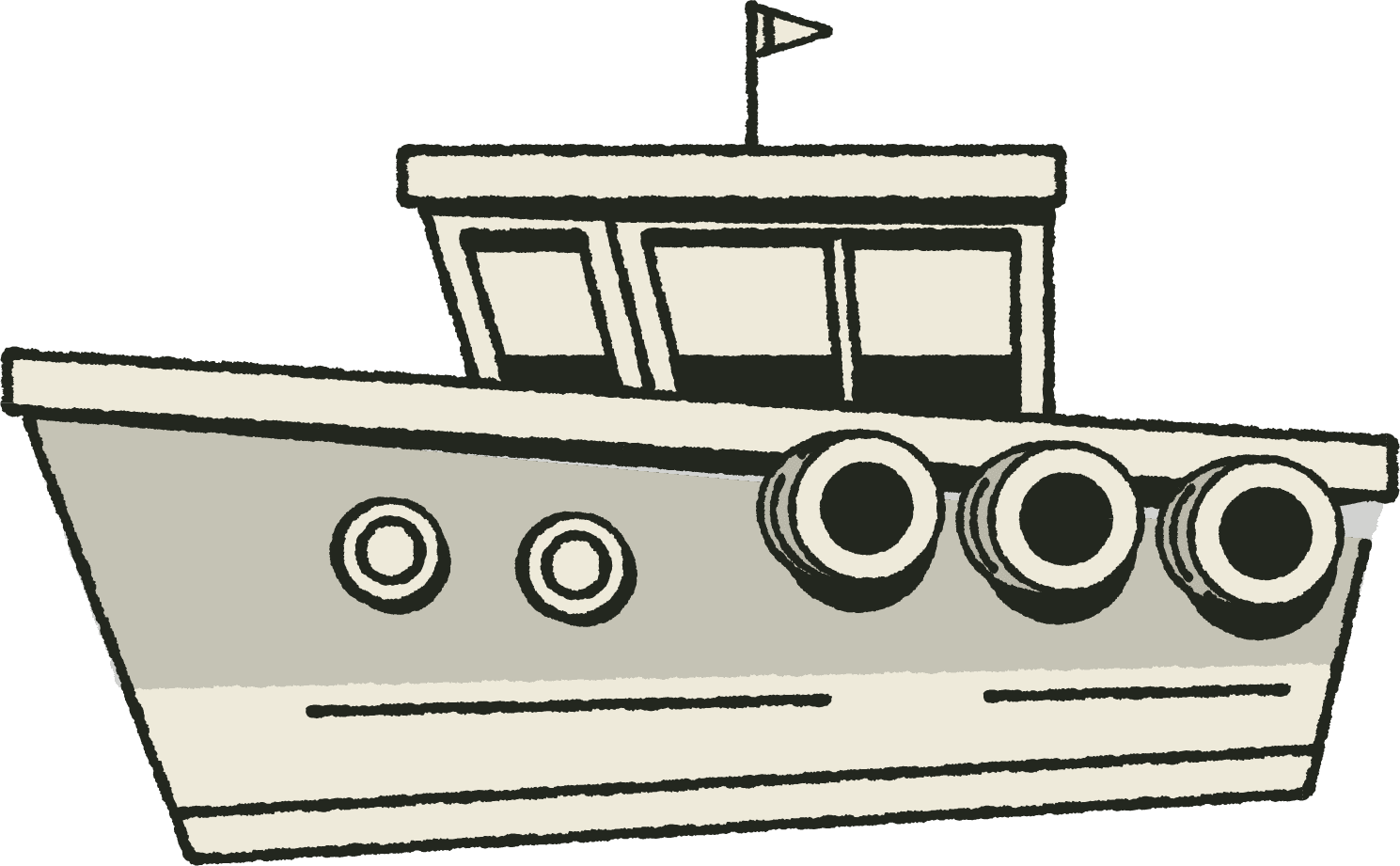 illustration of a ship